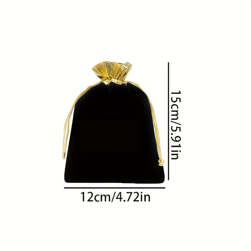 30pcs Custom Velvet Drawstring Gift Bags